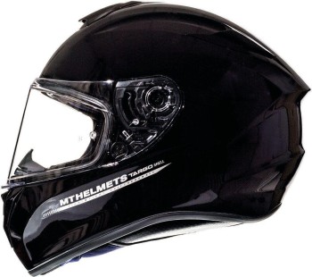 CASCO MT TARGO SOLID A1 NEGRO BRILLO