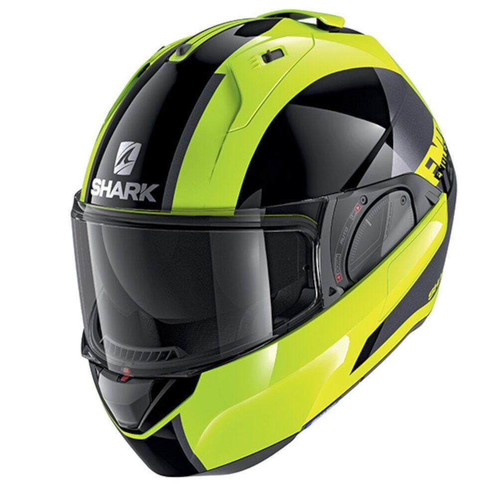 CASCO SHARK EVO-ES ENDLESS NEGRO/FLUOR