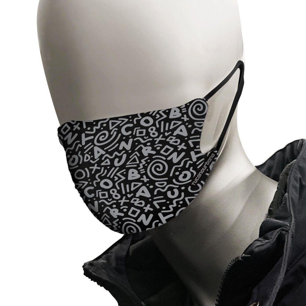 MASCARILLA TUCANO 47-TU GRAPHIC BLACK