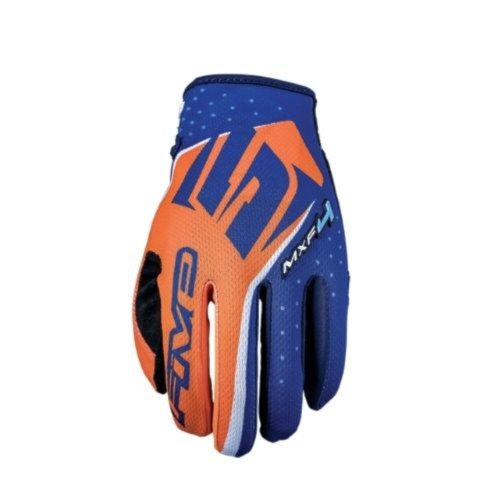 GUANTE FIVE MXF4 OFF ROAD NARANJA/AZUL