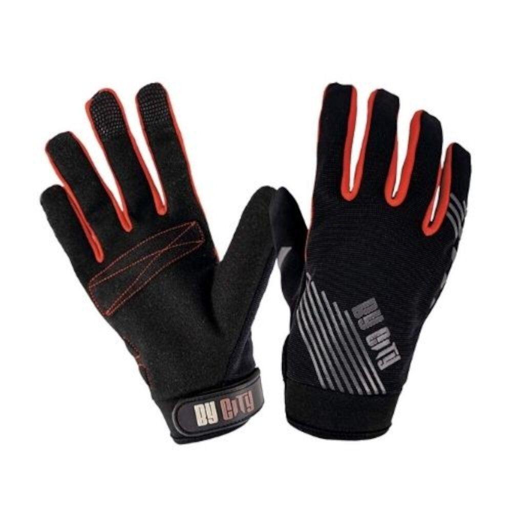 GUANTES BY CITY MOSCOW NEGRO/ROJO