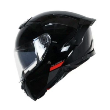 CASCO MT THUNDER 4 SV SOLID A1 NEGRO BRILLO