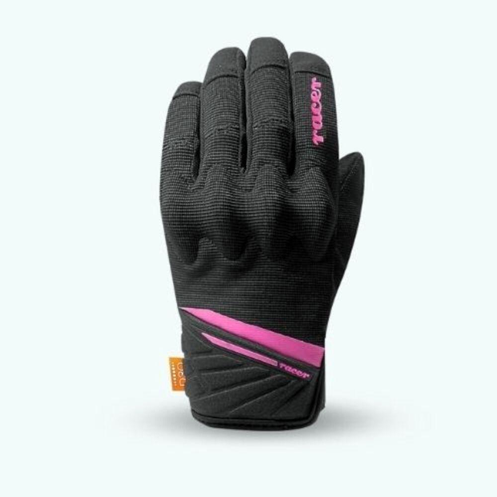 GUANTES RACER ROCA 2 NEGRO/ROSA