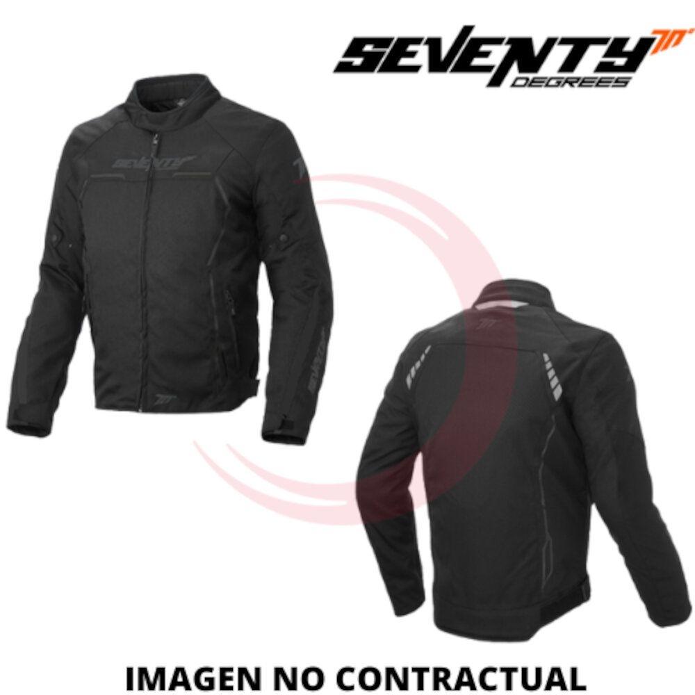 CHAQUETA SEVENTY SD-JR65 NEGRA GRIS