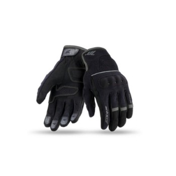 GUANTE DE MOTO SEVENTY SD-C56 VERANO MUJER NEGRO