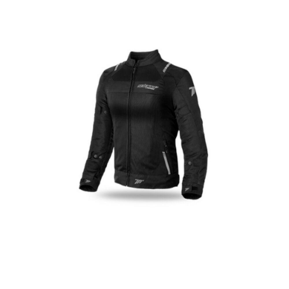 CAZADORA DE MOTO SD-JR54 VERANO MUJER NEGRA