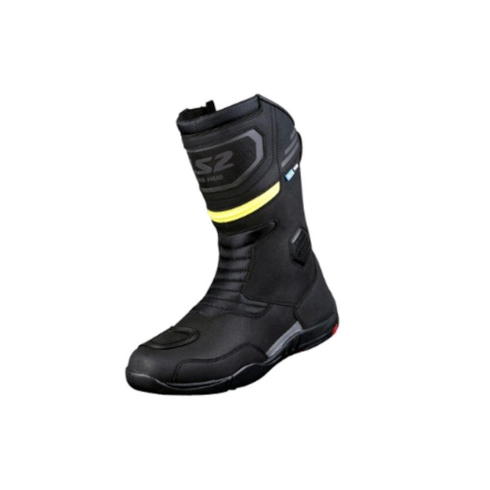 BOTAS LS2 MAN GODY WP BLACK H-V YELLOW