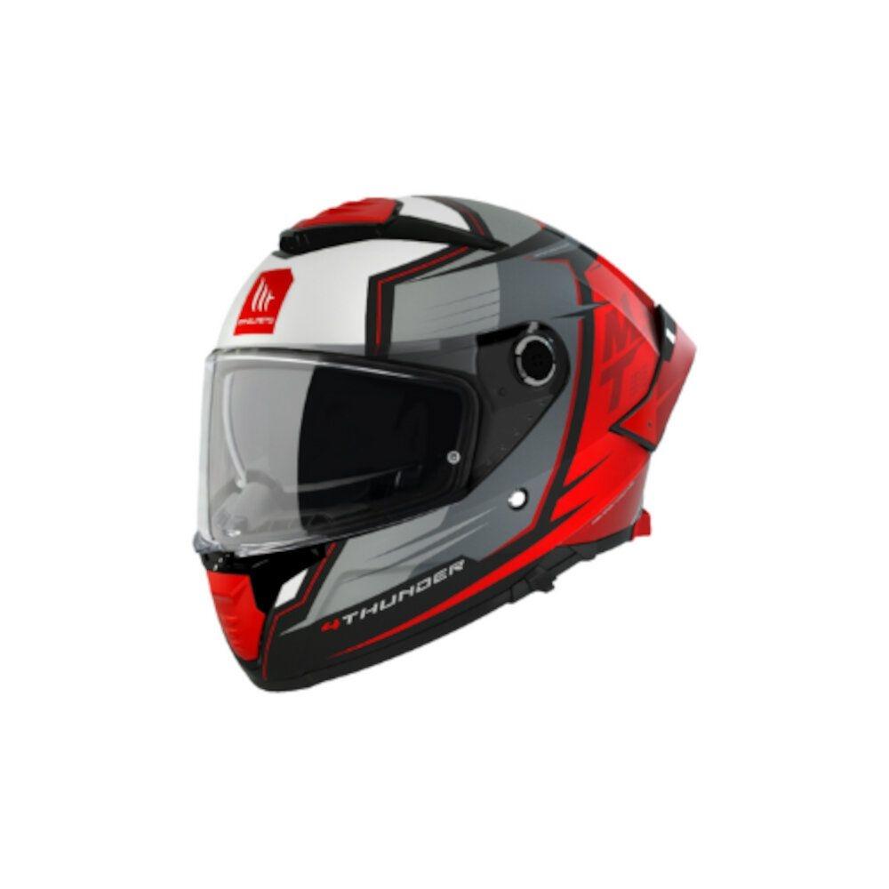 CASCO MT FF118SV THUNDER 4 SV PENTAL B5 ROJO PERLA