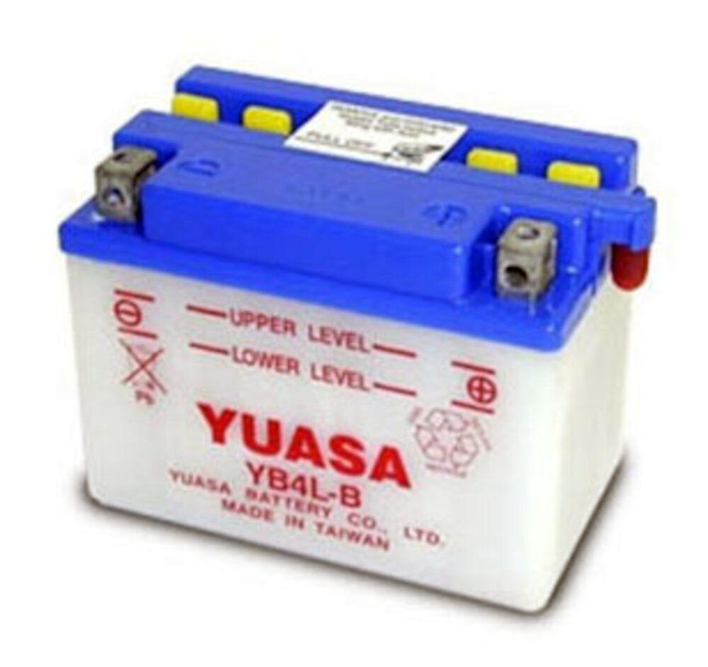 Batería Yuasa YB4L-B con ácido