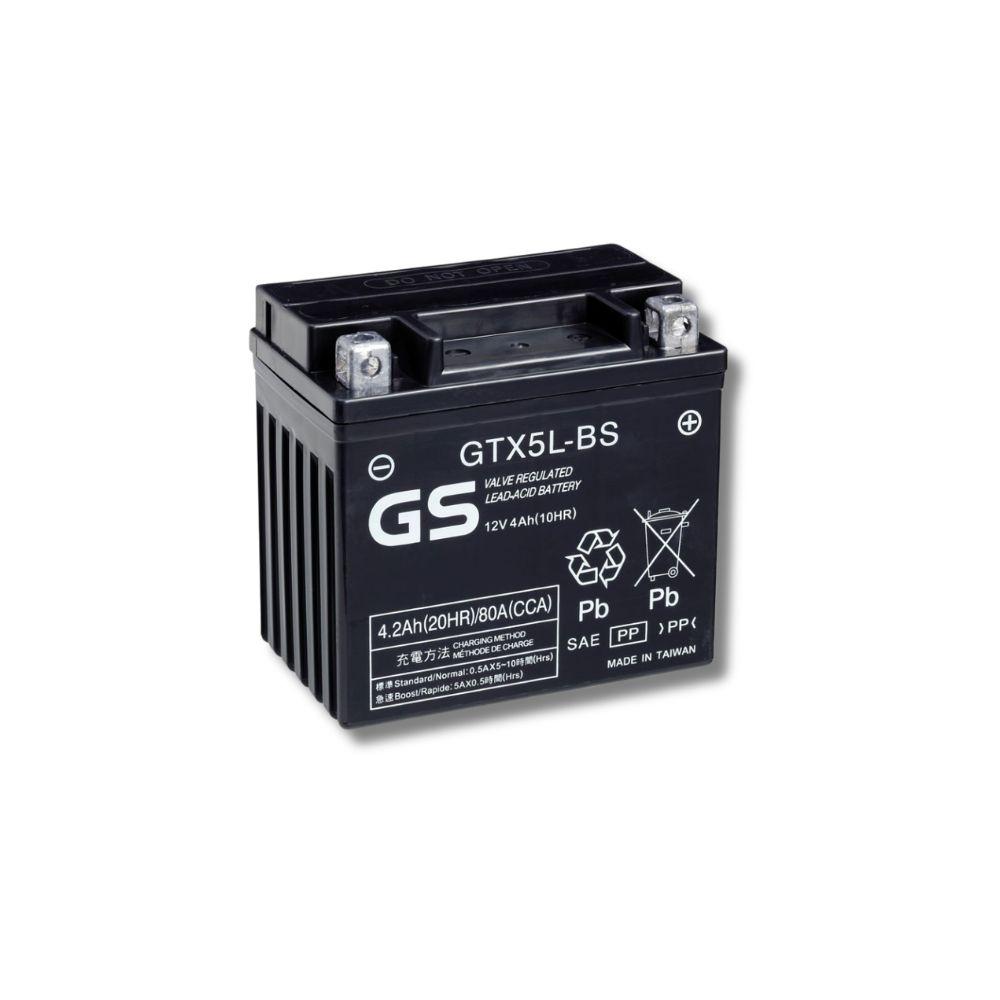 Batería GS GTX5L-BS 12V 4,2Ah 80A AGM