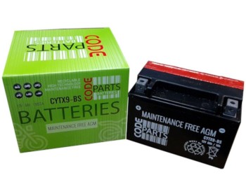 Batería de moto CODEPARTS YTX9-BS