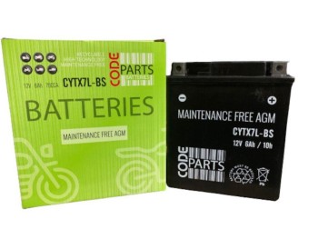 Batería de moto CODEPARTS YTX7L-BS