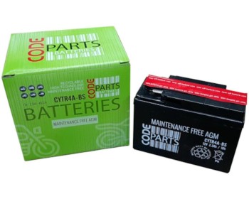 Batería de moto CODEPARTS YTR4A-BS