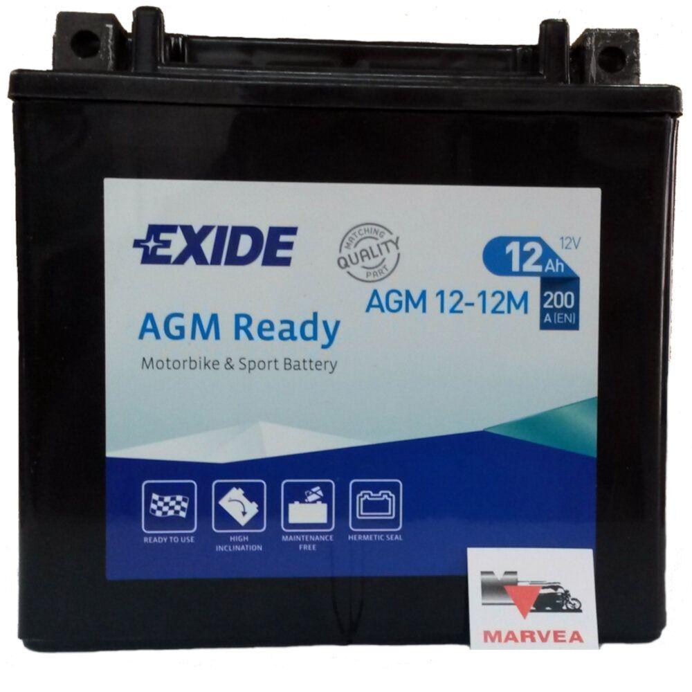 BATERÍA EXIDE AGM12-12M 12V 12AMP