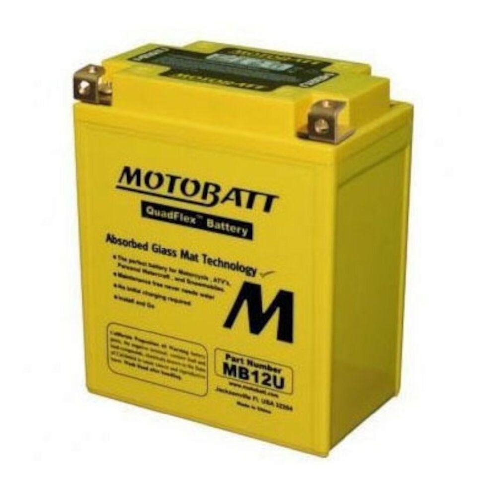 Batería Motobatt MB12U AGM QuadFlex 12V