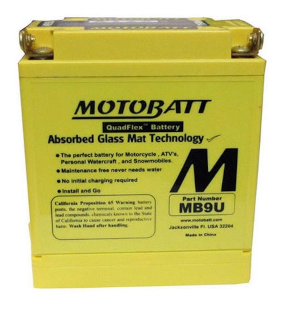 BATERIA MOTOBATT MB9U (YB7A, YB7LB, YB9LA2, YB9L-B, 12N9-3B, 12N9-4B-1)