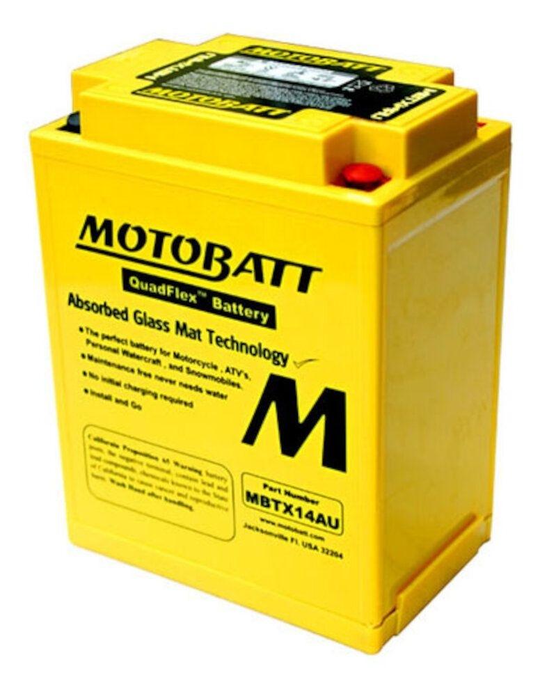 Batería de moto MOTOBATT MBTX14AU