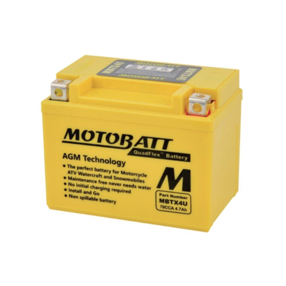 Batería de moto MOTOBATT MBTX4U