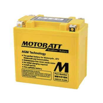 Batería de moto MOTOBATT MBYZ16H