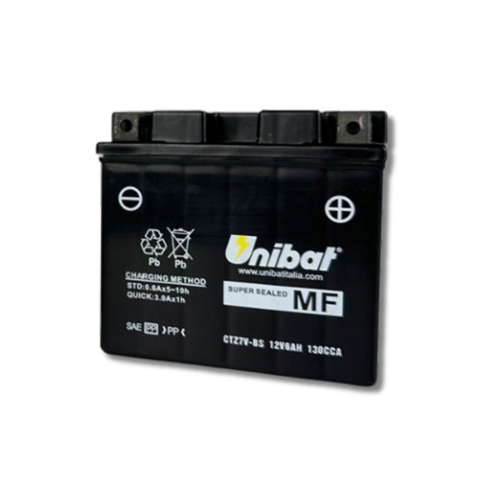 Batería Unibat CTZ7V-BS 12V 6Ah