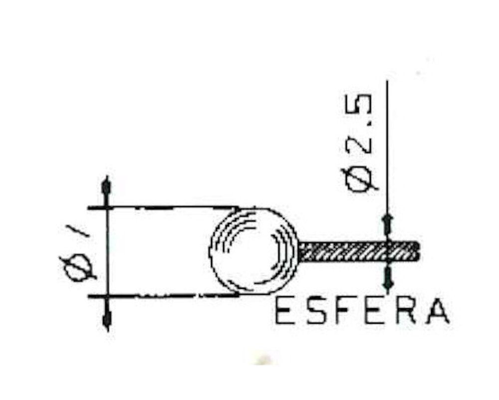 CABLE FRENO-EMBRAGUE 1600mm