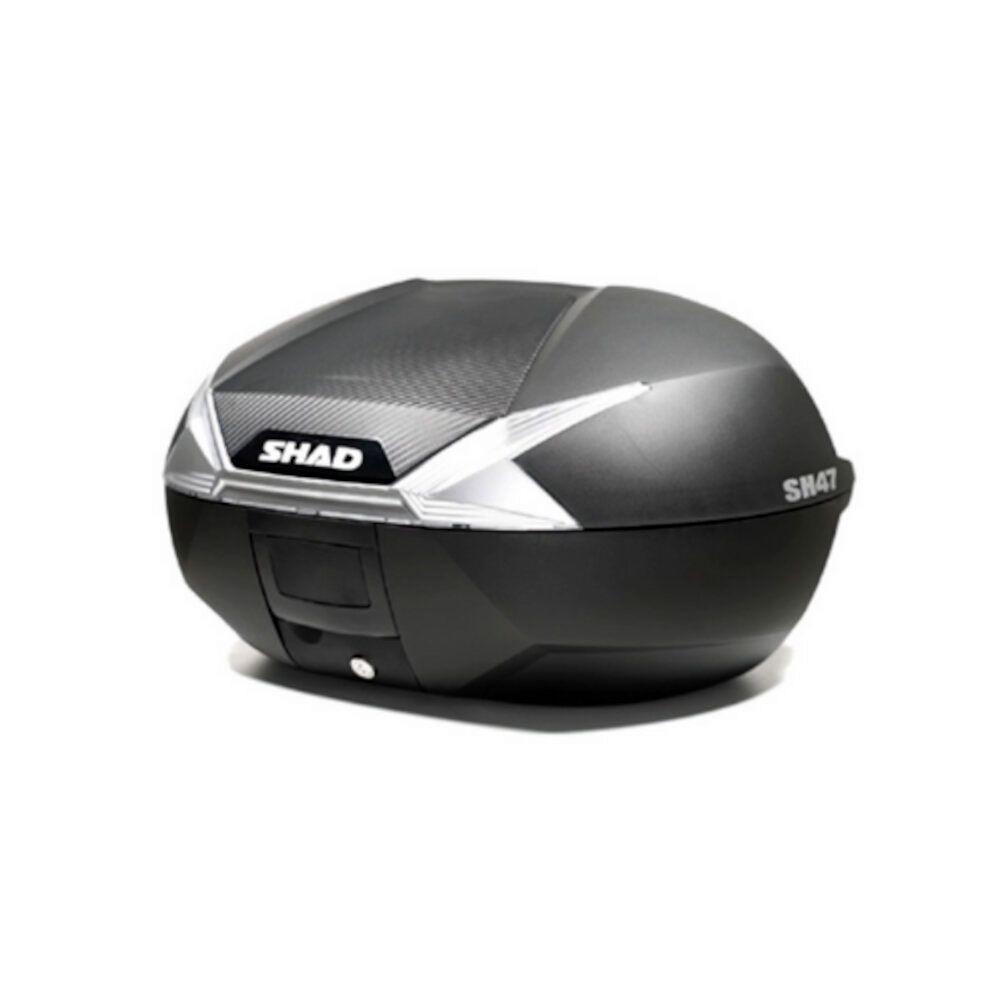 BAUL SHAD SH47  NEGRO TAPA CARBONO