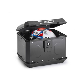Baúl Givi Monolock Alpina 44L aluminio negro