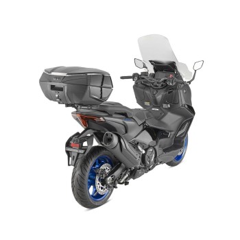 Baúl Givi V49 AIR 49L negro catadióptrico ahumado