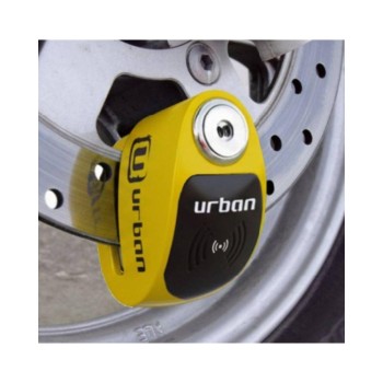 Antirrobo URBAN UR906Y con Alarma de Disco para Moto Scooter y Patinete