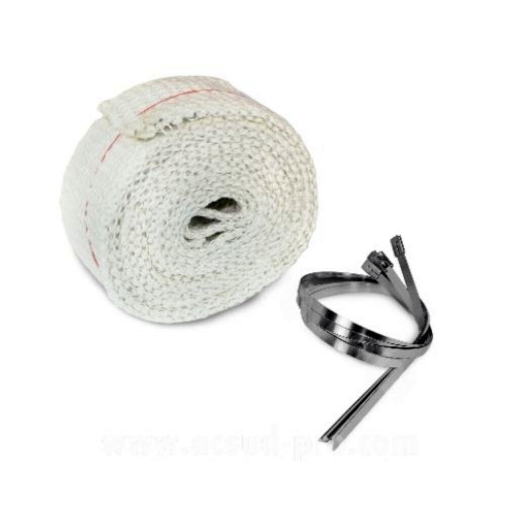 Rollo Cinta  Anticalórica Blanca para Escape 2mm X 50mm X 3 m