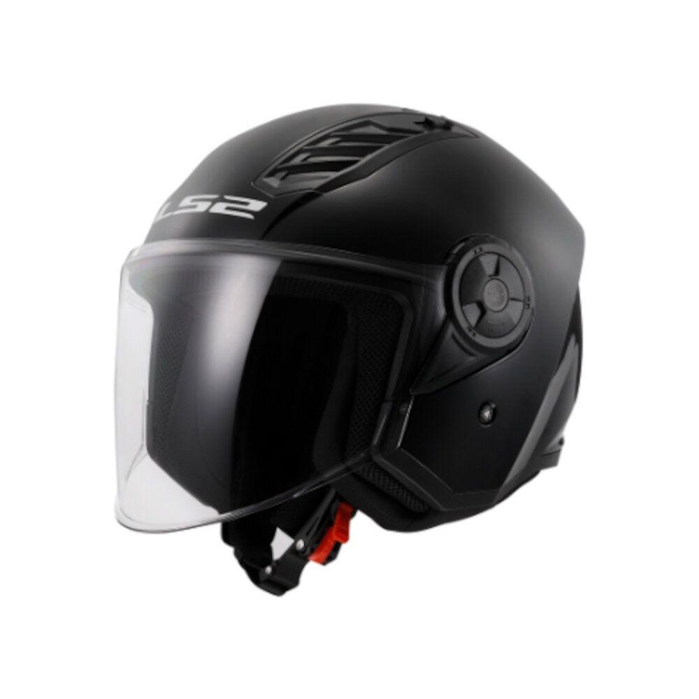 Casco LS2 OF616 Airflow 2 Solid Negro Brillo