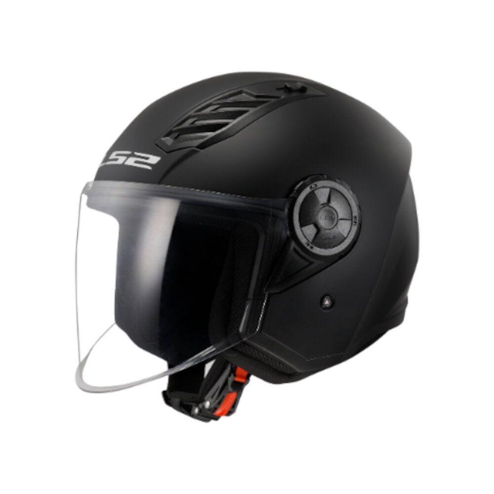 Casco LS2 OF616 Airflow 2 Solid Negro Mate