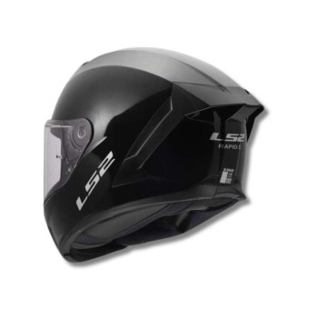 Casco integral LS2 Rapid III solid negro brillo