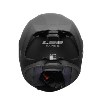 Casco integral LS2 Rapid III solid negro mate