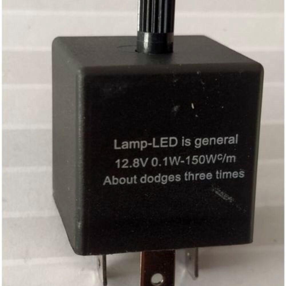 Relé de intermitencia led 12V. 0.1-150W 3F. para intermitentes LED