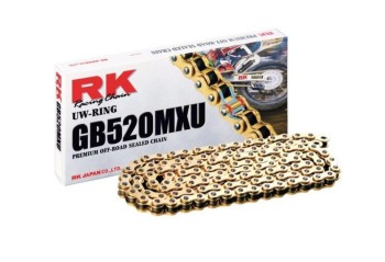 CADENA RK 520 MXU CON 124P NEGRO