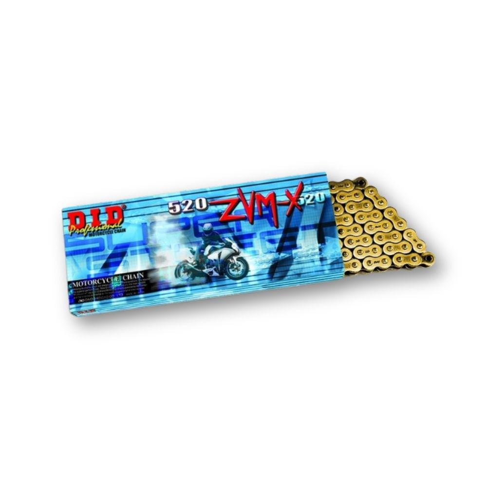 Cadena DID 520ZVM-X - Paso 520 120 Eslabones