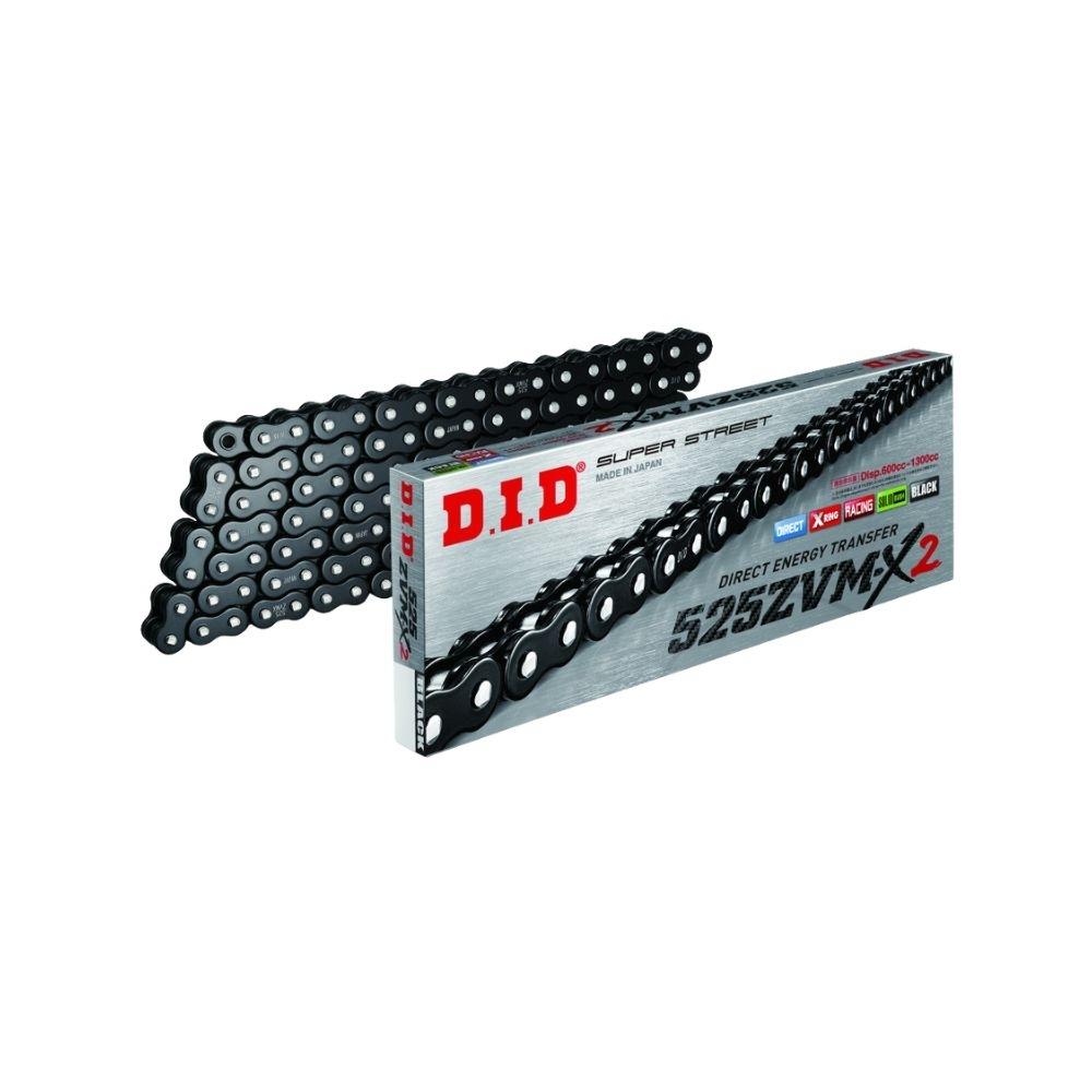 Cadena de transmisión DID 525ZVMX2 525 114 pasos X-Ring