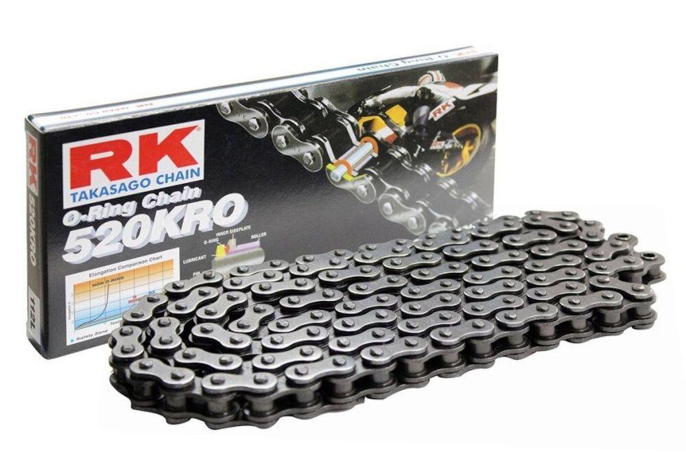 CADENA RK 520 KRO CON 120P NEGRO