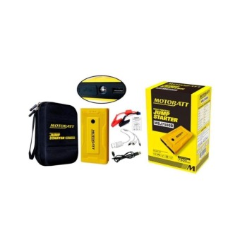 Miniarrancador Motobatt inalámbrico 12V con pinzas