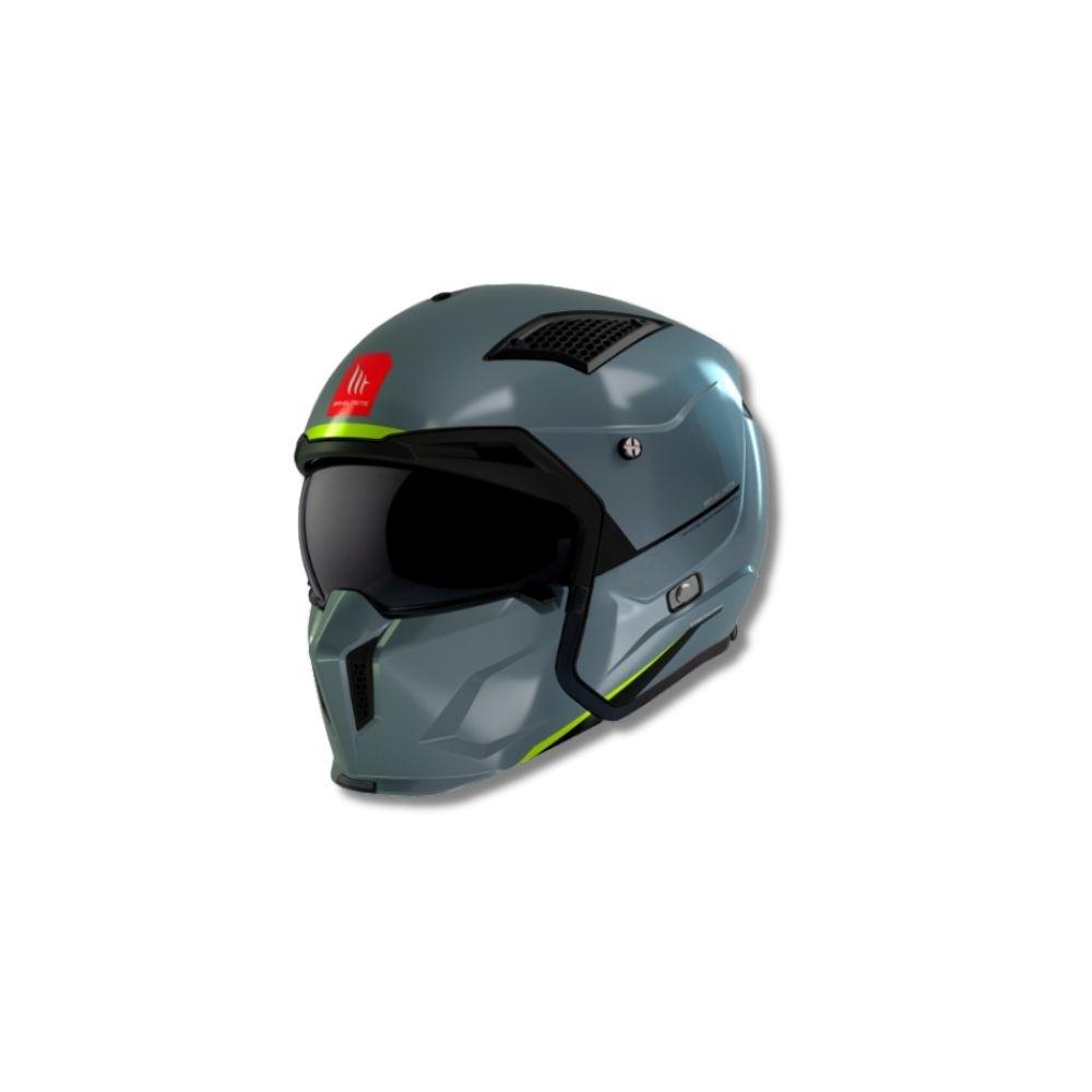 Casco MT Streetfighter SV S Solid A22 grey Gloss