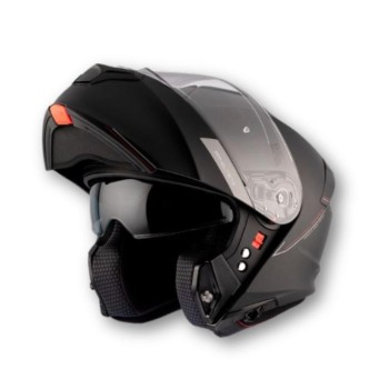 Casco Modular MT Fu935sv Genesis SV Solid A1 negro mate