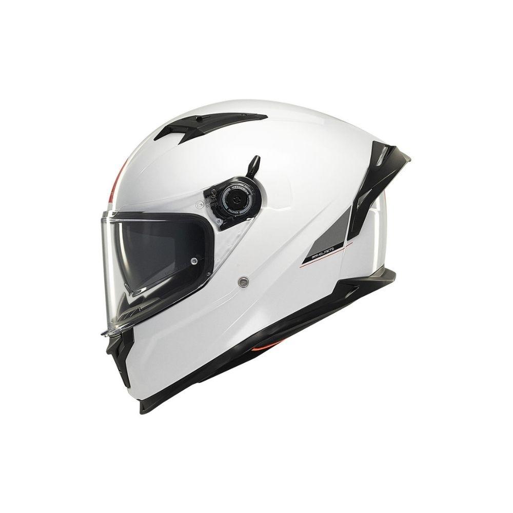 CASCO MT BRAKER SV SOLID A0 BLANCO PERLA BRILLO