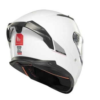 CASCO MT BRAKER SV SOLID A0 BLANCO PERLA BRILLO