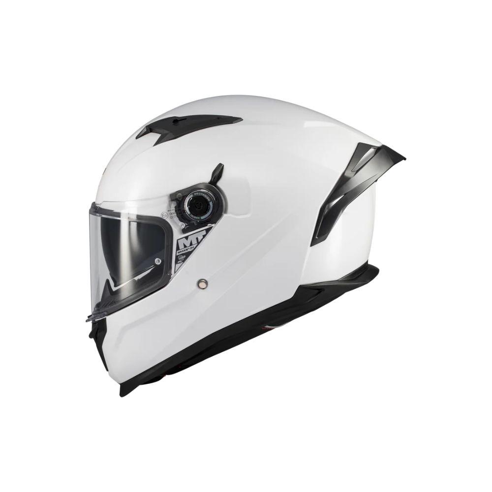 Casco MT Braker SV Pure A0 Blanco Brillo