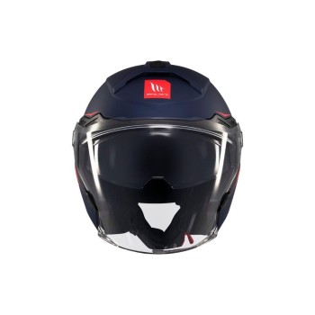 Casco Jet MT COSMO SV SOLID A7 AZUL MATE