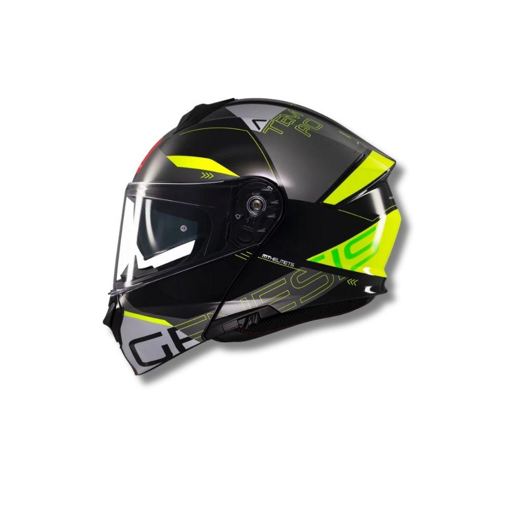 Casco modular MT Genesis SV MT FU935SV  ATEMPO B3 FLUOR BRILLO