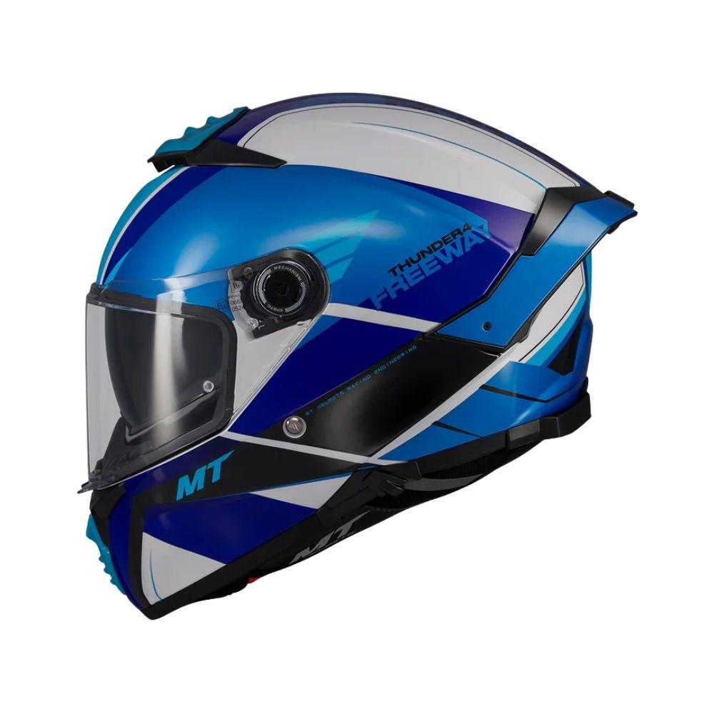 Casco Integral MT Thunder 4 SV FREEWAY A17 BRILLO