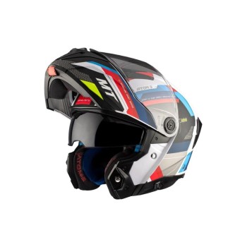 Casco modular MT Atom 2 SV BAST A0 PERLA BRILLO TALLA M