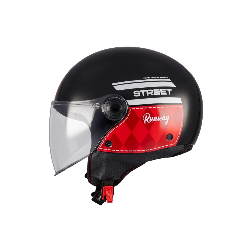 Casco MT Street S Runway B5 Brillo